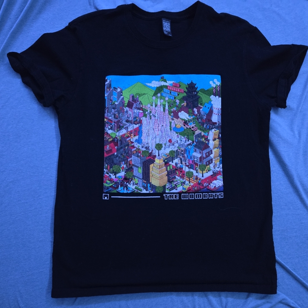 The Wombats tour shirt